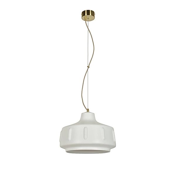 MARKET SET Pendellampe Jimmy, Ø 38 cm, weiß, Keramik günstig online kaufen