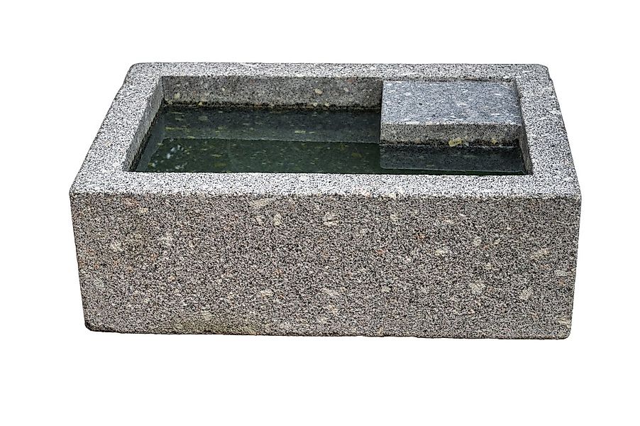 IDYL Gartenbrunnen Granit Vogeltränke, Granit ein günstig online kaufen