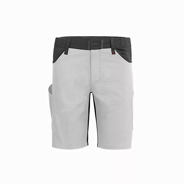 Qualitex Workwear Arbeitsshorts Qualitex Shorts X-Serie weiß/grau, Gr. 68 günstig online kaufen