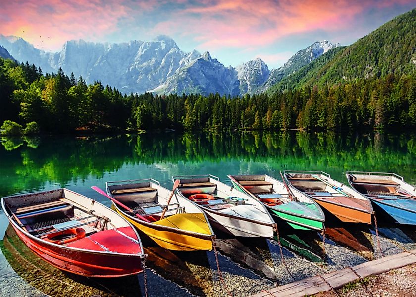 Puzzle Boats At The Lake 1000 Teile günstig online kaufen