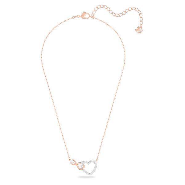 Swarovski Kette mit Anhänger Unendlichkeitsschleife/Herz, mit günstig online kaufen