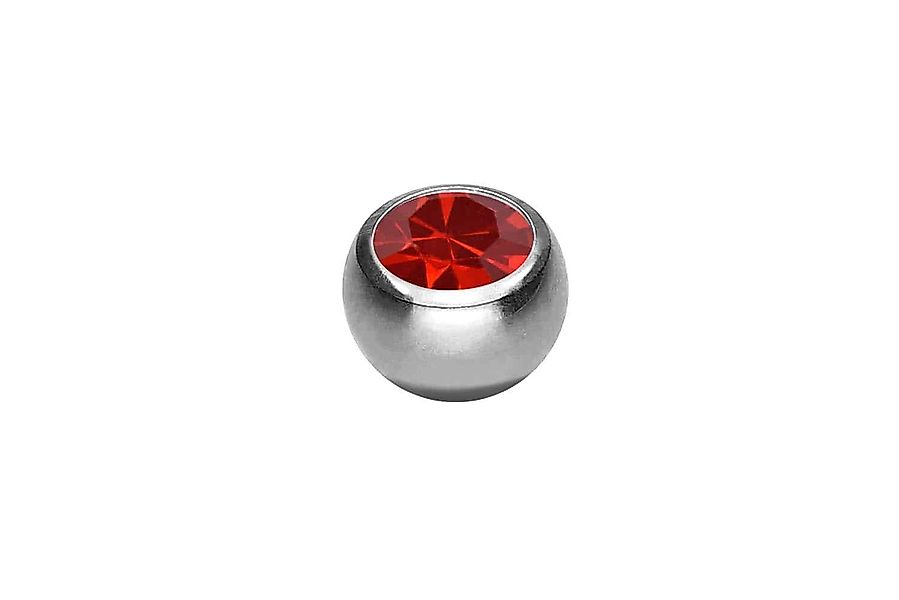 PIERCINGLINE Piercing-Set Chirurgenstahl Schraubkugel KRISTALL (Schraub-Auf günstig online kaufen