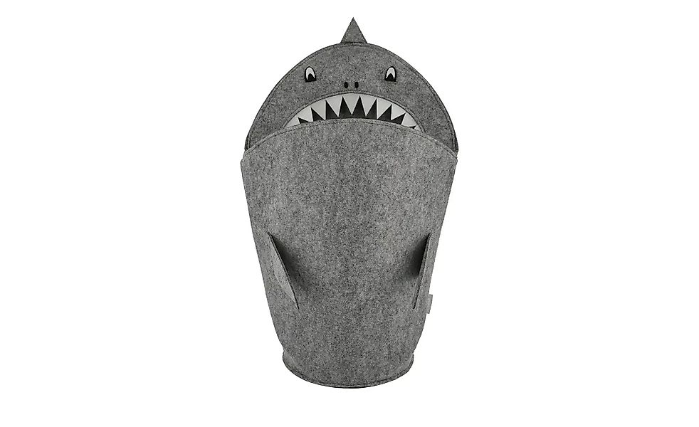 Filz Aufbewahrungskorb  Sharky ¦ grau ¦ Polyester ¦ Maße (cm): B: 40 Aufbew günstig online kaufen