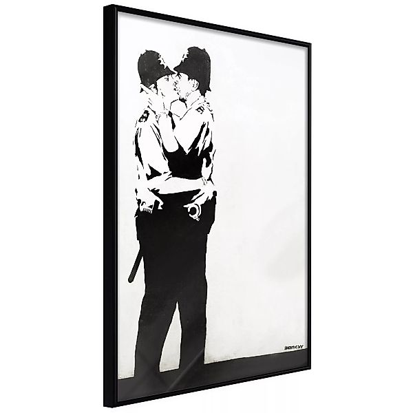 Poster - Banksy: Kissing Coppers Ii günstig online kaufen