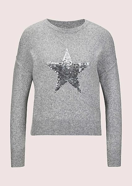 MADELEINE Longpullover "Pullover Rundhals-Pullover mit Stern" günstig online kaufen
