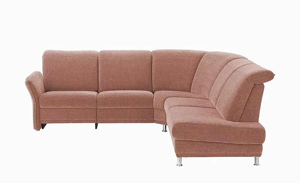 Polstermöbel Oelsa Ecksofa  Mallorca ¦ rosa/pink ¦ Maße (cm): B: 267 H: 92 günstig online kaufen