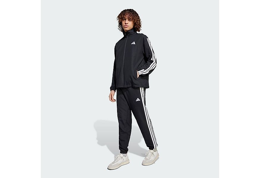 adidas Sportswear Trainingsanzug 3-STREIFEN WOVEN TRAININGSANZUG (1-tlg) günstig online kaufen