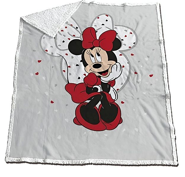 Wohndecke Disney Minnie Maus Coral Decke warme Kuscheldecke 130x170 cm, Dis günstig online kaufen