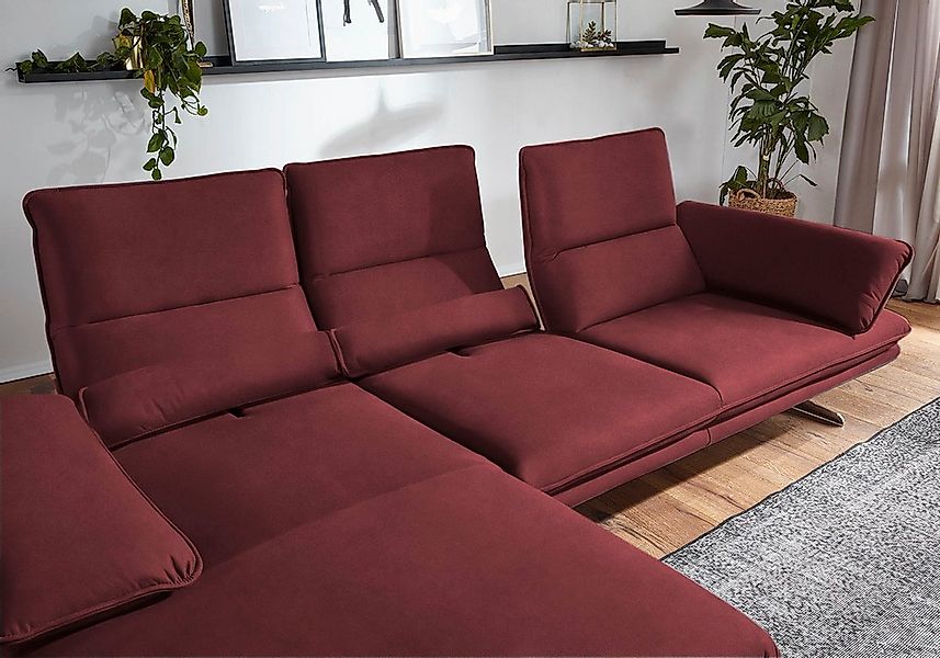 W.SCHILLIG Ecksofa »broadway, Designsofa mit tollem Sitzkomfort, L-Form«, S günstig online kaufen