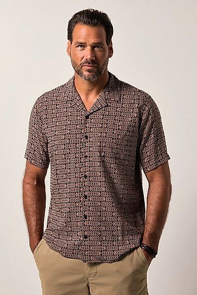 JP1880 Kurzarmhemd JP1880 Viskose-Hemd Halbarm Cuba-Kragen Cuba-Fit günstig online kaufen