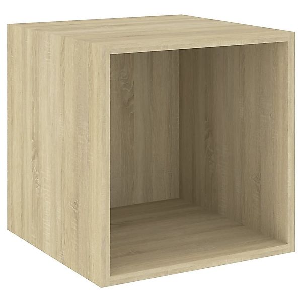 vidaXL Regal Wandschrank Sonoma-Eiche 37x37x37 cm günstig online kaufen