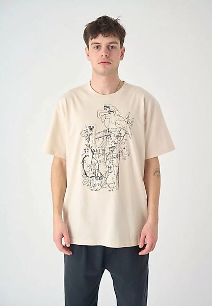 Cleptomanicx T-Shirt Seagulls mit modischem Frontprint günstig online kaufen