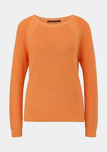 Comma Langarmshirt Strickpullover aus Lyocellmix Blende günstig online kaufen