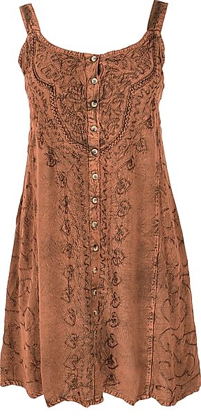 Guru-Shop Midikleid Besticktes indisches Minikleid Boho günstig online kaufen