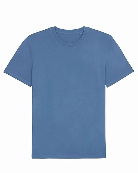 Biofair - Vintage Ausgewaschenes Retro- Shirt Klassischer Schnitt günstig online kaufen
