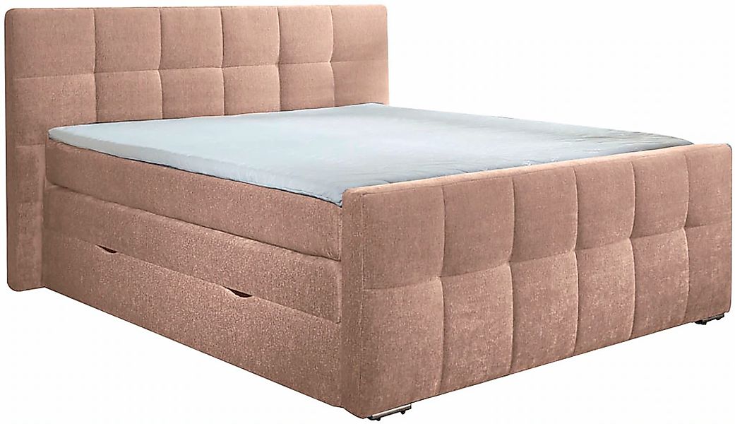 Home affaire Boxspringbett "Rosà" H3/H3, H3/H4, H4/H4 möglich günstig online kaufen