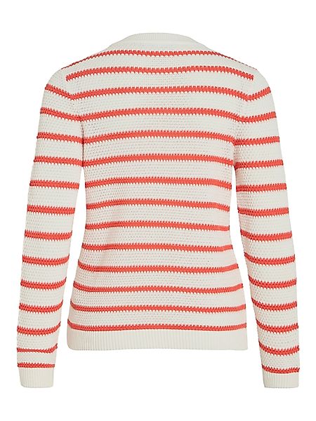 Vila Strickpullover VIDALO O-NECK L/S STRIPE günstig online kaufen