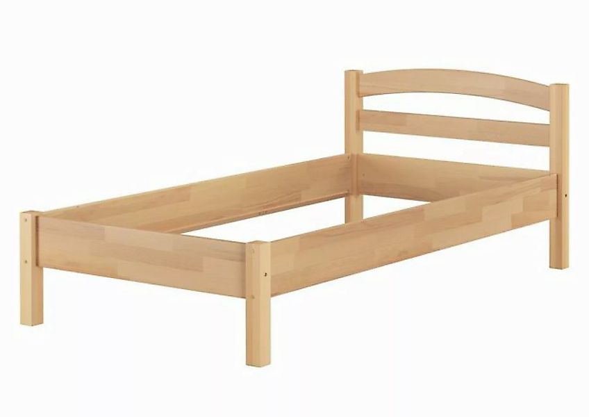 ERST-HOLZ Bett Ansprechendes Bettgestell aus massiver Buche 100x200, Buchef günstig online kaufen