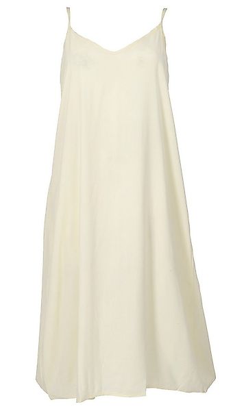Guru-Shop Midikleid Midikleid, Sommerkleid, Trägerkleid - creme alternative günstig online kaufen
