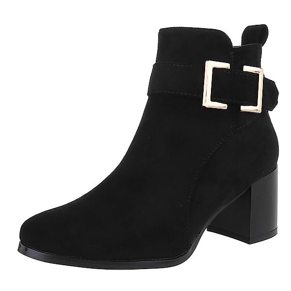 Ital-Design Damen Elegant Stiefelette (88489409) Blockabsatz günstig online kaufen
