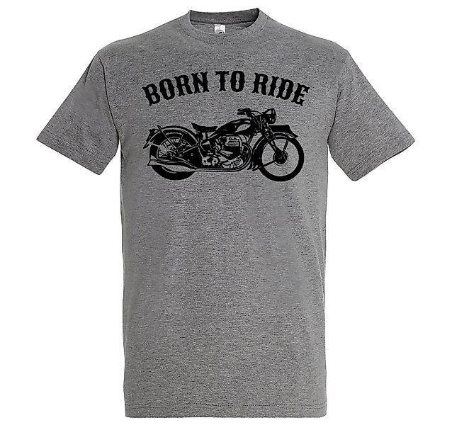 Youth Designz Print-Shirt Born To Ride Herren T-Shirt Biker Motorrad mit mo günstig online kaufen