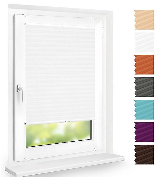 DomDeco Plissee "Calura", blickdicht, Ohne Bohren, Klemmfix, Sicht- und Son günstig online kaufen