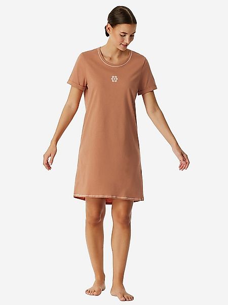 Schiesser Nachthemd Casual Essentials Nacht-hemd schlafmode sleepwear günstig online kaufen
