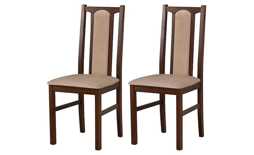 Esszimmerstuhl 2er-Set   ¦ braun ¦ Maße (cm): B: 43 H: 94 Stühle > Küchenst günstig online kaufen