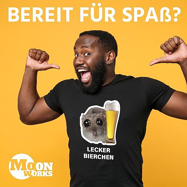MoonWorks Print-Shirt Herren T-Shirt Lecker Bierchen günstig online kaufen