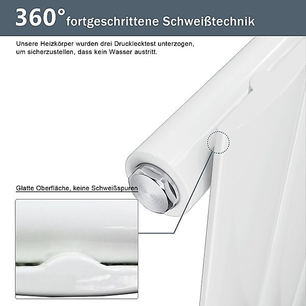SONNI Heizkörper Heizkörper mit Multiblock Warmwasser günstig online kaufen