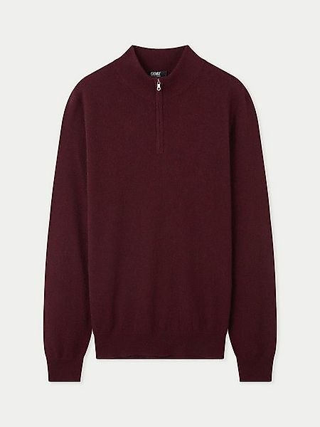 GOBI Cashmere Polokragenpullover Kaschmirpullover mit Halbreißverschluss günstig online kaufen