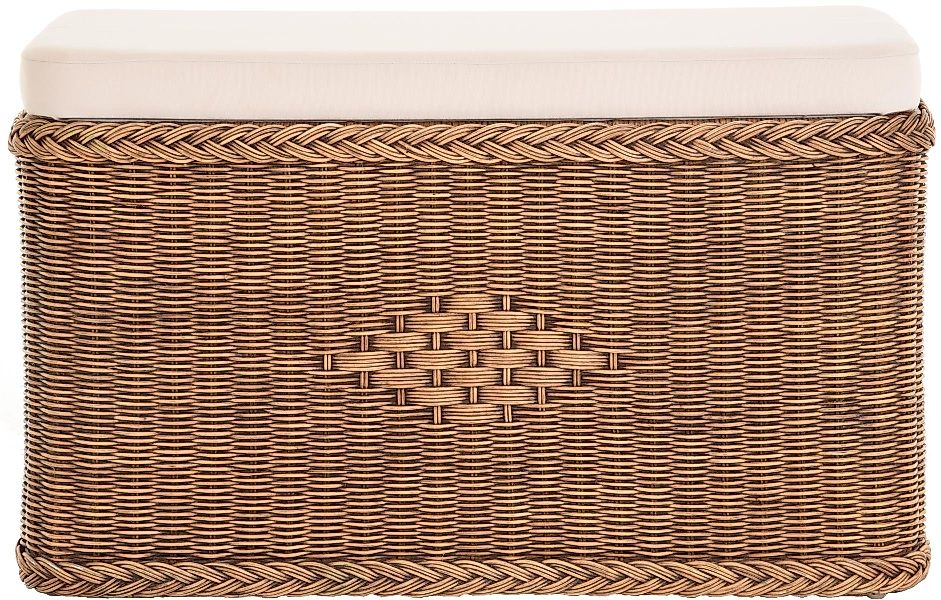 Krines Home Wäschetruhe Rechteckige Truhe Sitztruhe gepolstert mit Deckel N günstig online kaufen