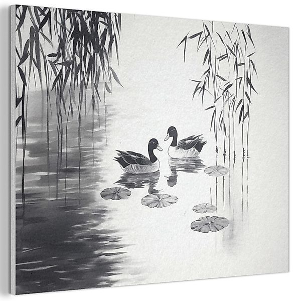 MuchoWow Gemälde Enten - Seerosen - günstig online kaufen
