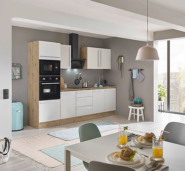 KOCHSTATION Küchenzeile Florida, Breite 270 cm, günstig online kaufen