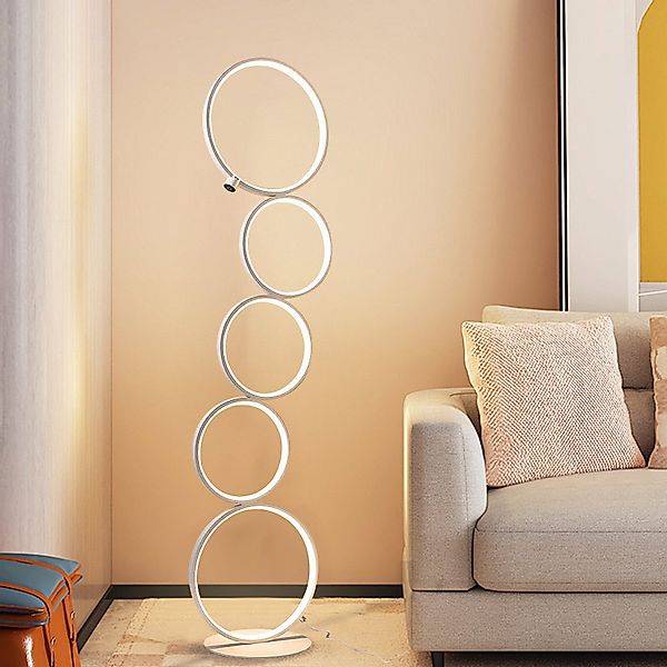 Nettlife LED Stehlampe Touch Dimmbar Schwarz/weiß günstig online kaufen