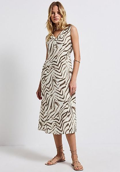 STREET ONE Midikleid mit Zebramuster günstig online kaufen