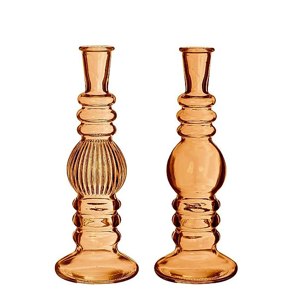 NaDeco Dekovase Glasvase "Florence" in Orange, günstig online kaufen