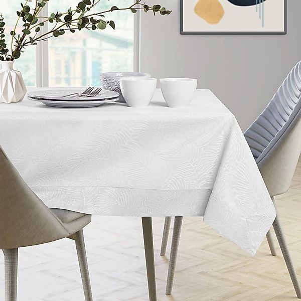 texpot Tischdecke Lotuseffekt Blätter Abwaschbar Tischtuch günstig online kaufen