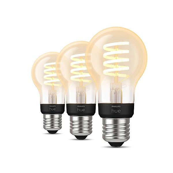 Philips Hue LED-Leuchtmittel E27 Glühlampenform 7 W 550 lm 11,5 x 6 cm 3er- günstig online kaufen