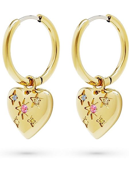 GUIDO MARIA KRETSCHMER Paar Creolen GMK Damen-Creolen Edelstahl Zirkon Herz günstig online kaufen