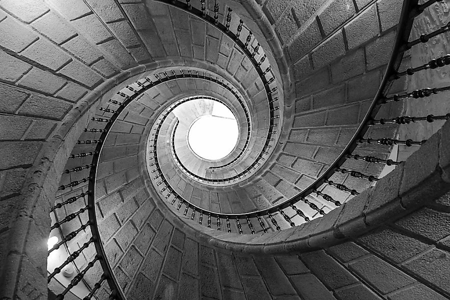 Papermoon Fototapete "Treppen Schwarz Weiß" günstig online kaufen
