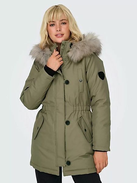 ONLY Parka ONLIRIS FUR WINTER PARKA LIFE CC OTW mit verdeckter Knopfleiste günstig online kaufen