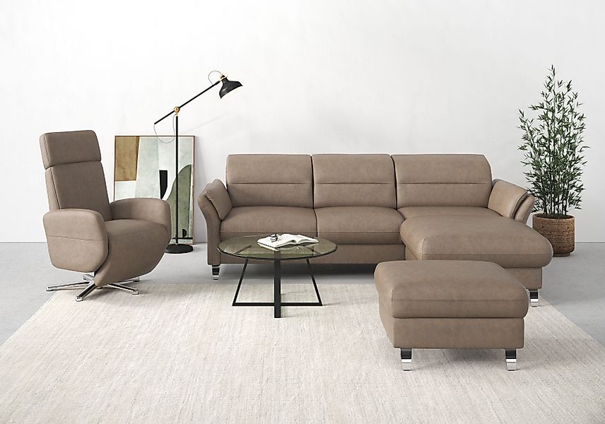 sit&more Ecksofa Grenoble L-Form mit Federkern, günstig online kaufen