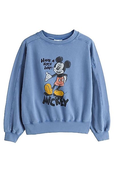 Next Sweater Sweatshirt mit Waschung, Mickey Mouse (1-tlg) günstig online kaufen