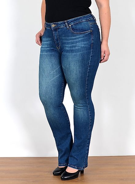 ESRA Bootcut-Jeans Stretch Jeans Damen High günstig online kaufen