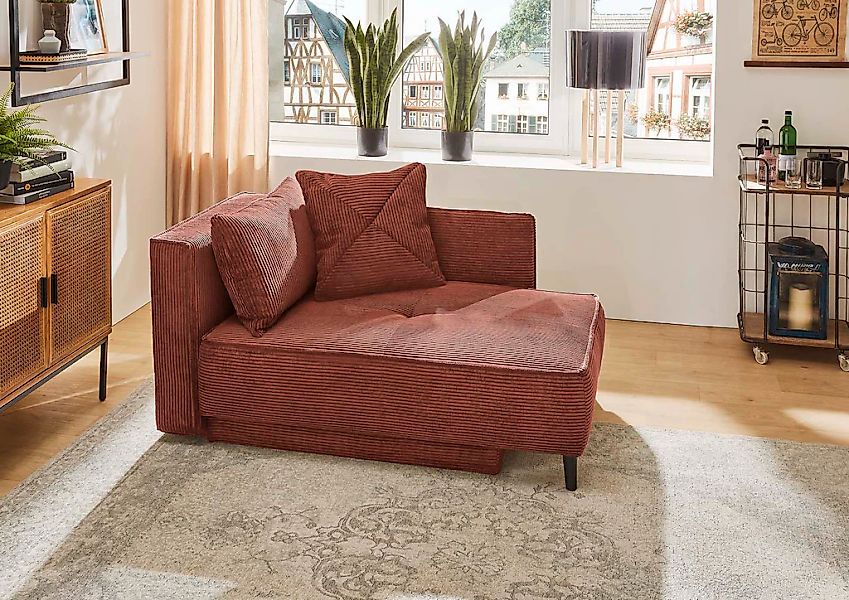 Jockenhöfer Gruppe Recamiere "Rex, B: 155 cm, Liegefl. 88x200 cm" mit Bettf günstig online kaufen