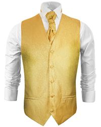Paul Malone Anzugweste Herren Hochzeitsweste mit günstig online kaufen