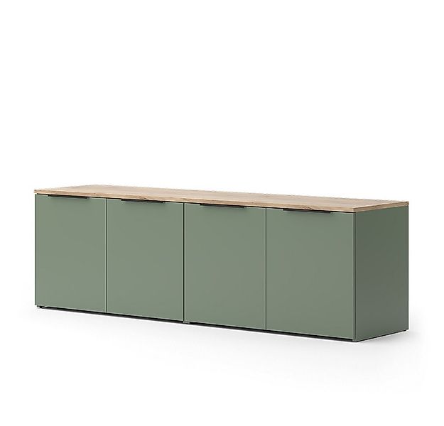 Vicco Wohnwand Wido, Grün/Sonoma, 2 Teile, (2-St) günstig online kaufen