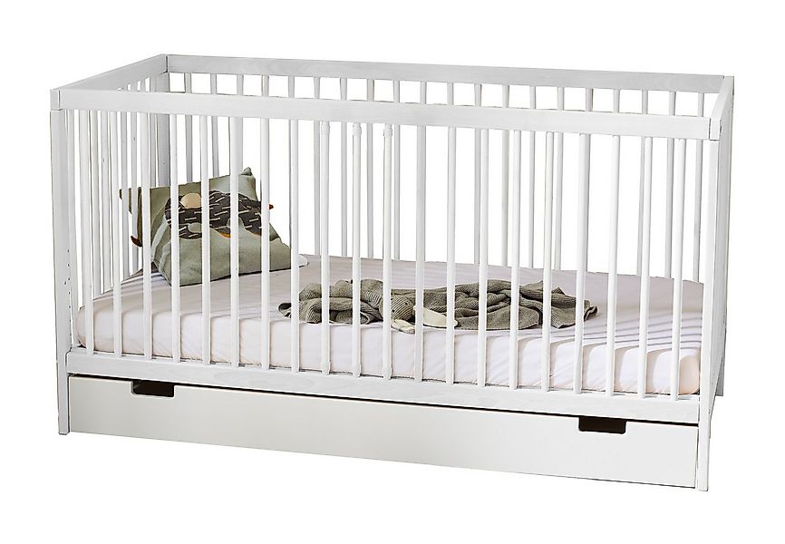 Kids Collective Kinderbett Babybett Gitterbett 60x120 und 70x140 cm höhenve günstig online kaufen