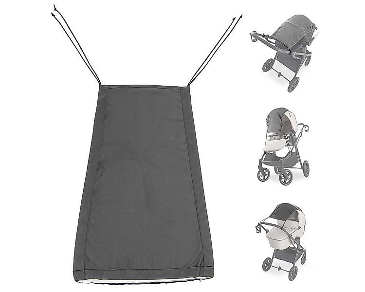 Hauck Kinderwagen-Sonnenschutzhülle Grey, Universal Sonnensegel für Kinderw günstig online kaufen